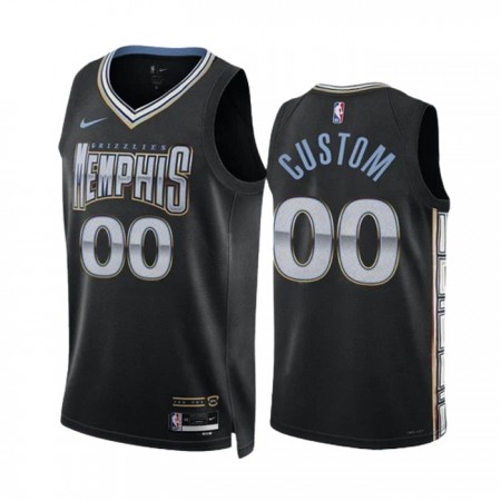 Dres Memphis Grizzlies Prilagođeni Nike 2022-23 City Edition Crno Swingman